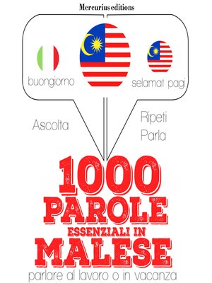 cover image of 1000 parole essenziali in malese